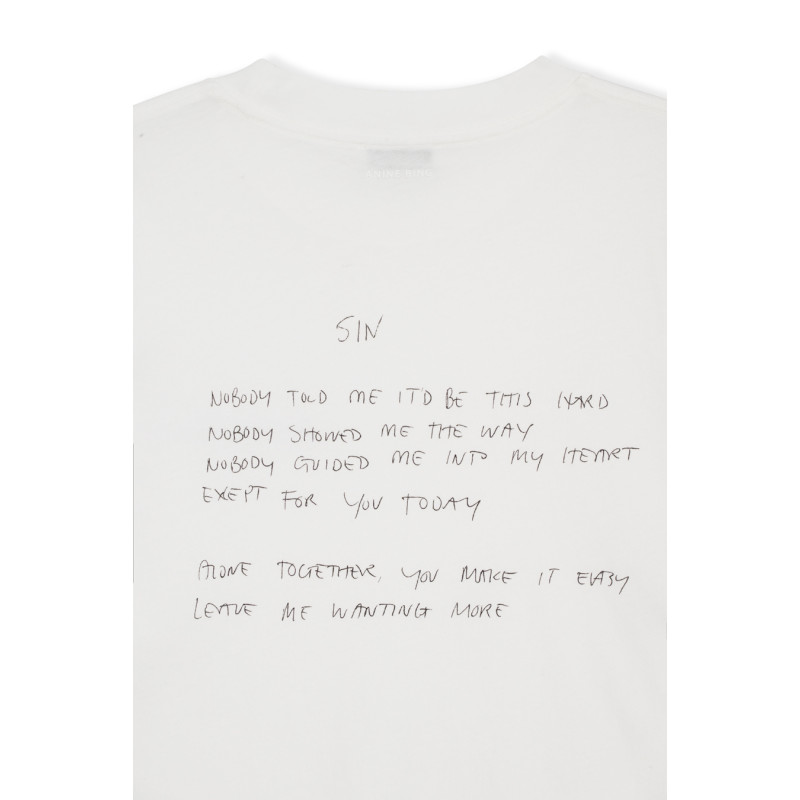 ANINE BING Tee-Shirt WALKER LYRICS