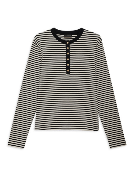 ANINE BING T-Shirt Manches Longues ALESSIA