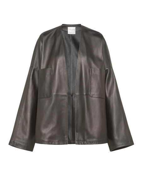 forte_forte veste cuir nappa