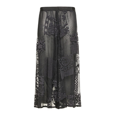 forte_forte pantalon dentelle patchwork