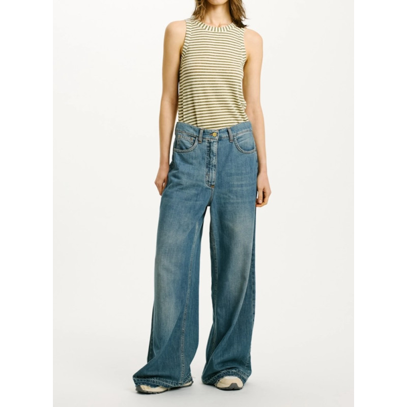 MOMONI pantalon denim AOKI