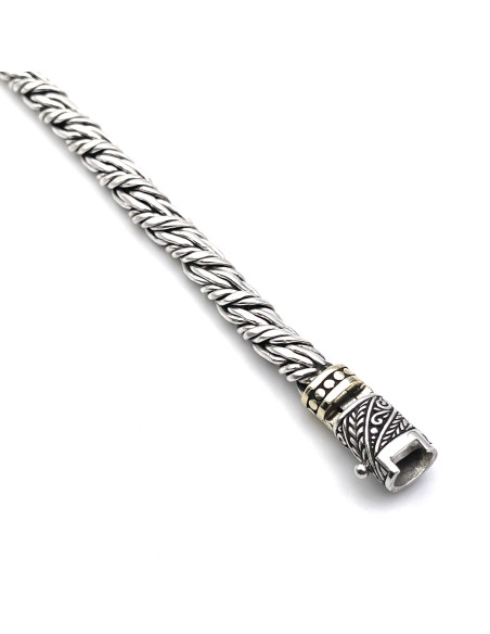 JALAN JALAN Bracelet Argent et Laiton 3888