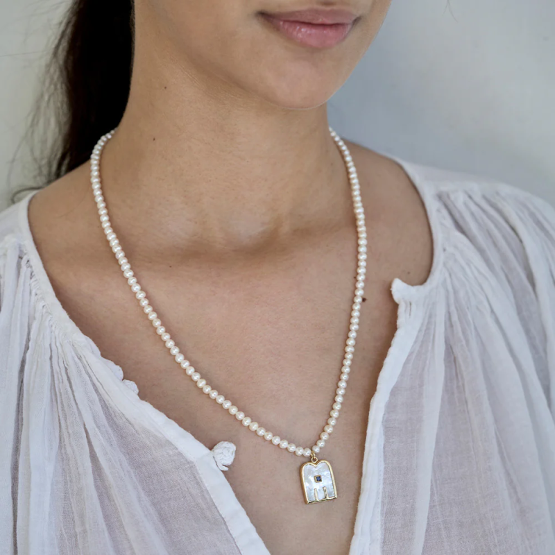 DOROTHEE SAUSSET Collier THALI Nacre Pearl