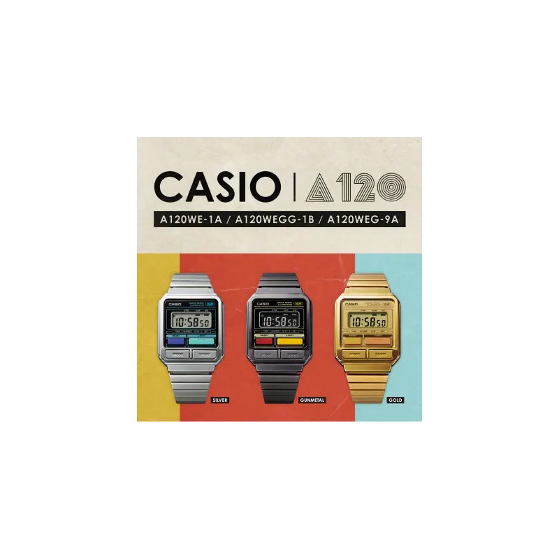 CASIO VINTAGE iconic A120WEG-9A