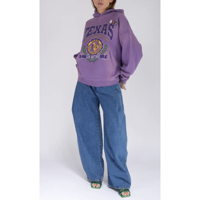 NEWTONE Hoodie SKYLER Vintage Purple TEXAS