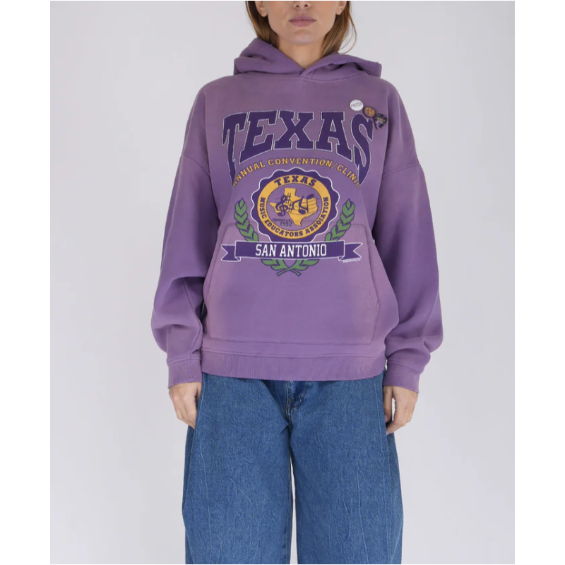 NEWTONE Hoodie SKYLER Vintage Purple TEXAS