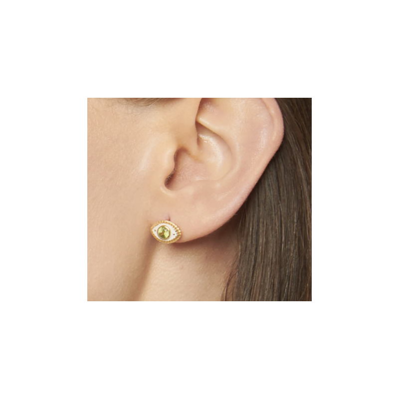 VADI B/O MINI OEIL STUD Purple