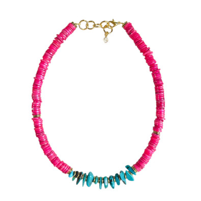 VADI Collier BRAZILIA Framboise