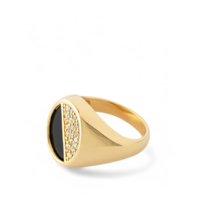 SIGAL Bague HALO Onyx