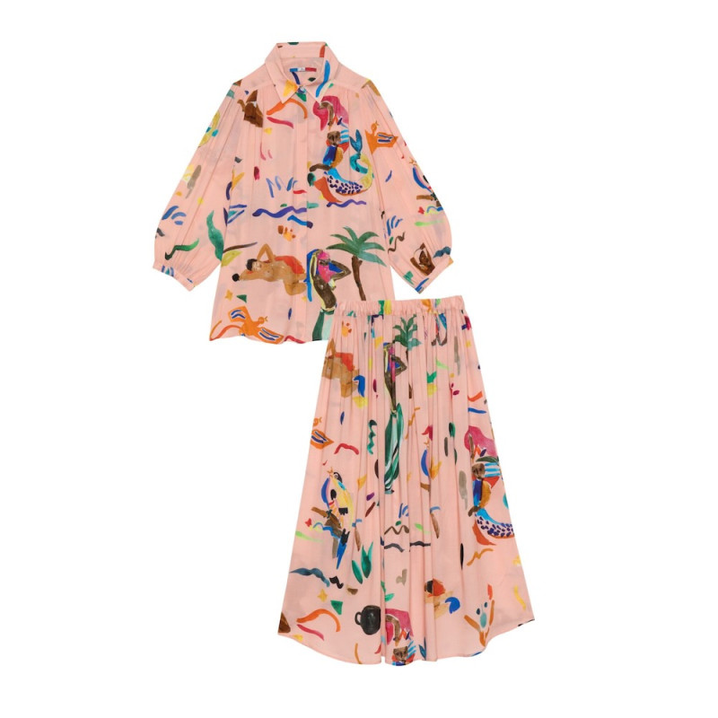 G.KERO Jupe ABRA ROSSA