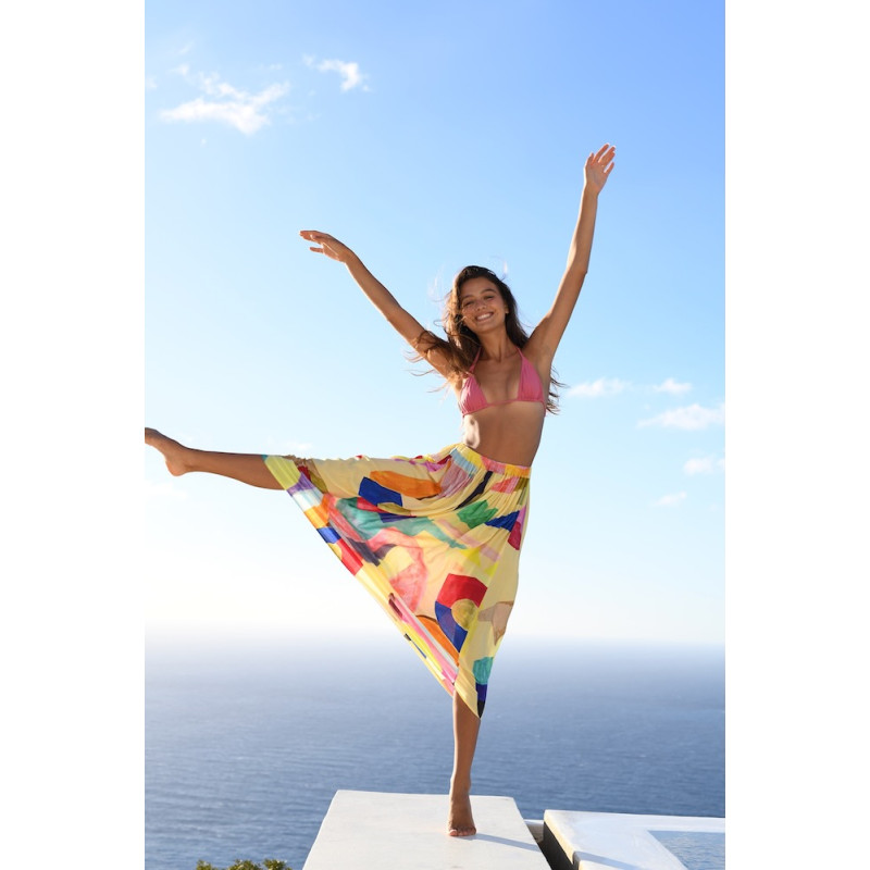 G.KERO Jupe GAUDI JAUNE