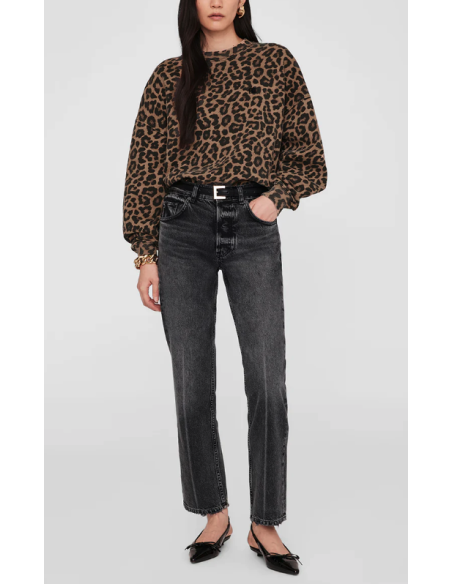 ANINE BING Sweatshirt MILES Léopard