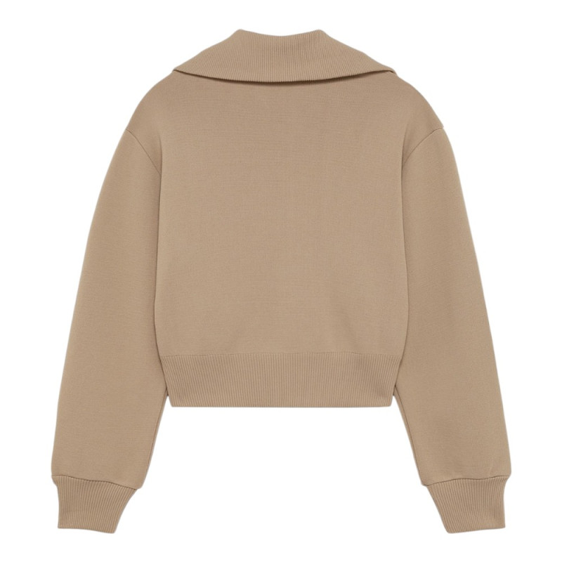 AUTRY Veste zippée style Tennis beige