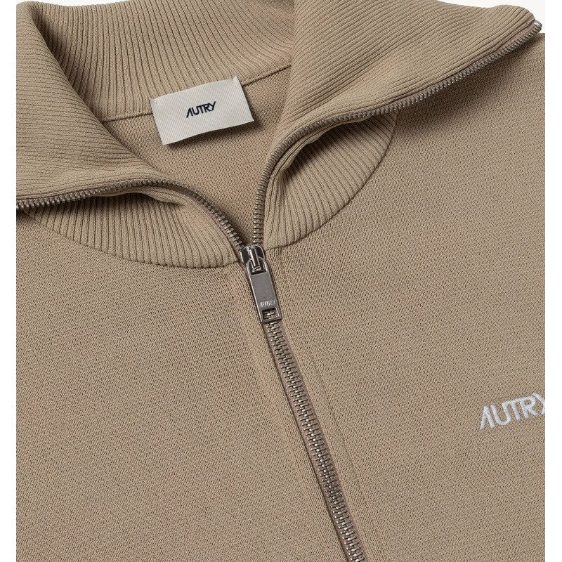AUTRY Veste zippée style Tennis beige