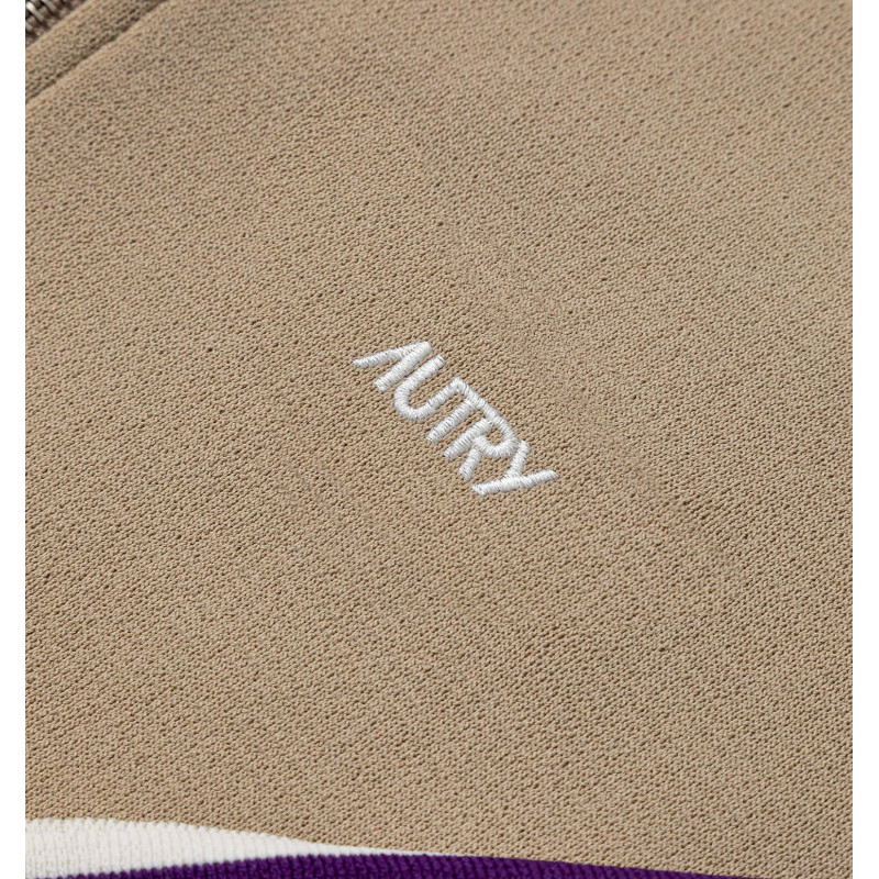 AUTRY Veste zippée style Tennis beige