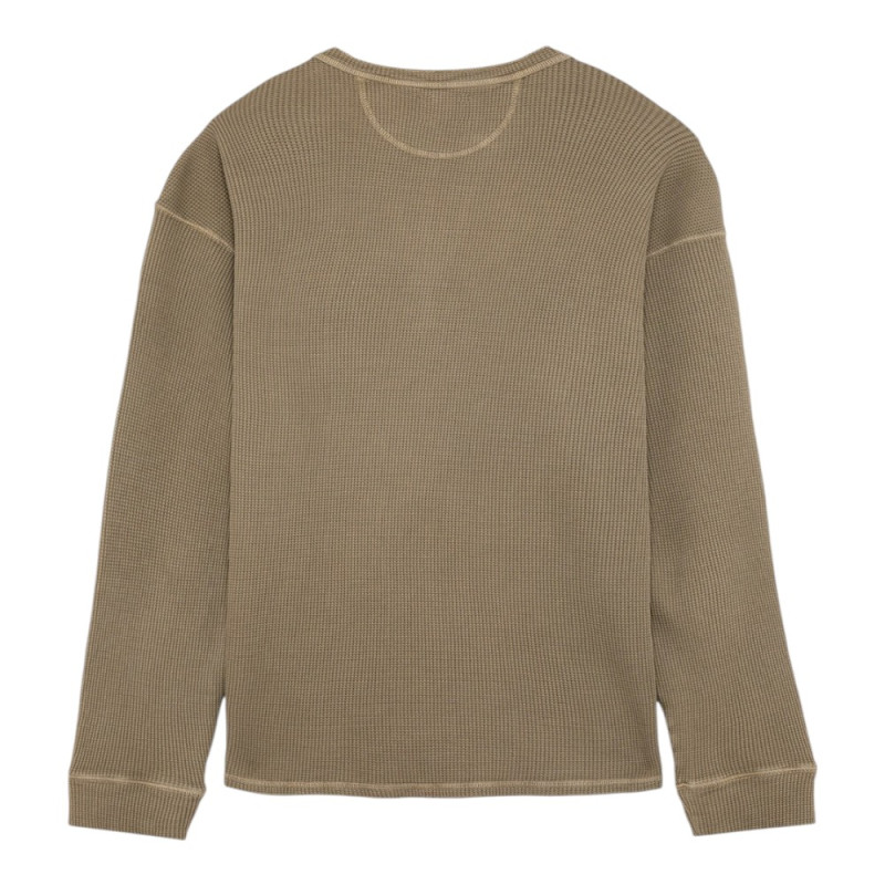 AUTRY T-Shirt Manches Longues Waffle Serafino