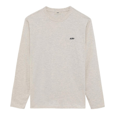 AUTRY T-Shirt Manches chiné Gris clair