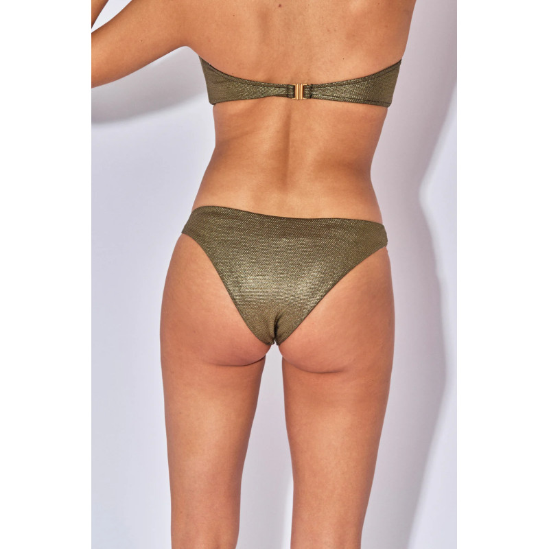 BELIZA Bas de Maillot ROMY Iguane Gold