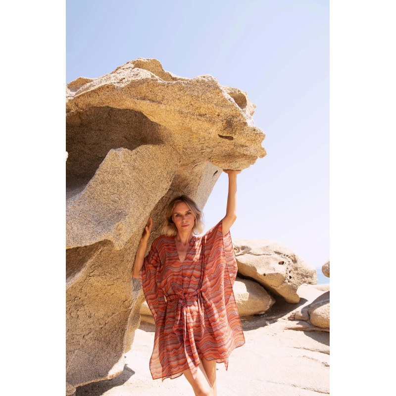 MARE DI LATTE Poncho PAULINE Quartz