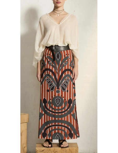 MARE DI LATTE Jupe MELINDA Baroque Red