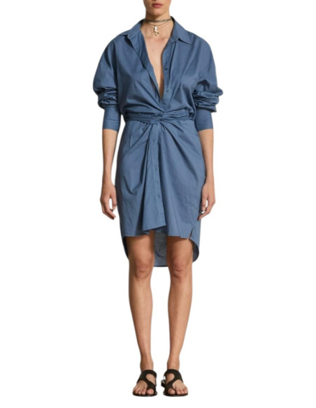 MARE DI LATTE Robe LILY LONG Storm Blue