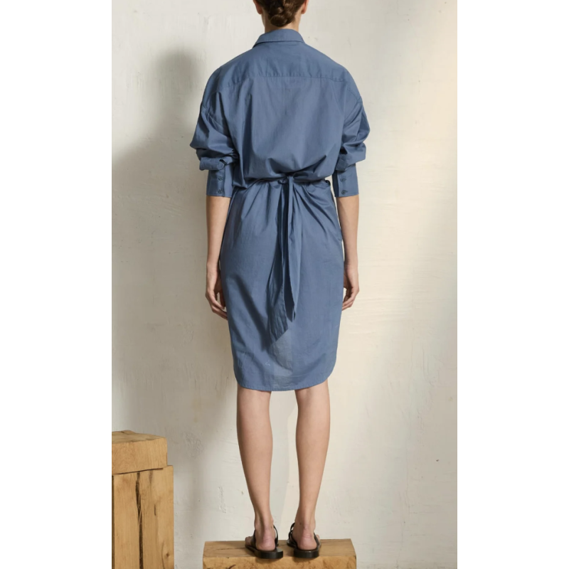 MARE DI LATTE Robe LILY LONG Storm Blue