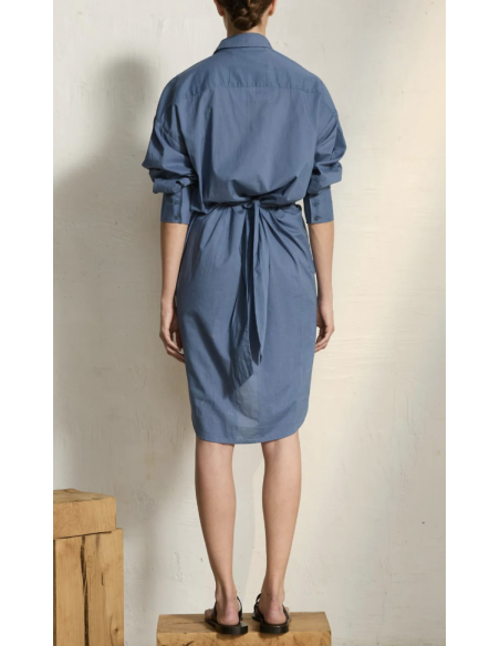 MARE DI LATTE Robe LILY LONG Storm Blue