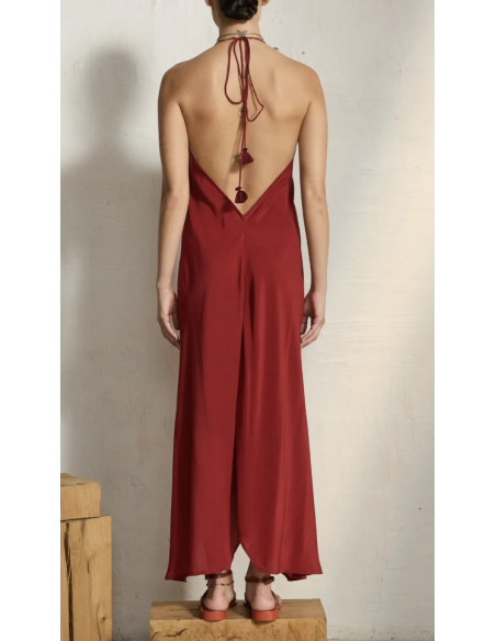 MARE DI LATTE Robe en Soie IVINA Paprika