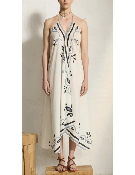 MARE DI LATTE Robe IVINA Arabesque White