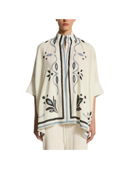MARE DI LATTE Chemise HERACLES Arabesque White