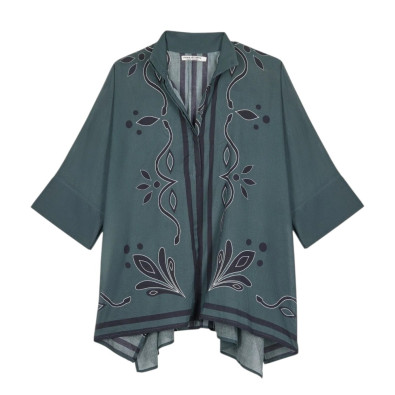 MARE DI LATTE Chemise HERACLES Arabesque Ardoise