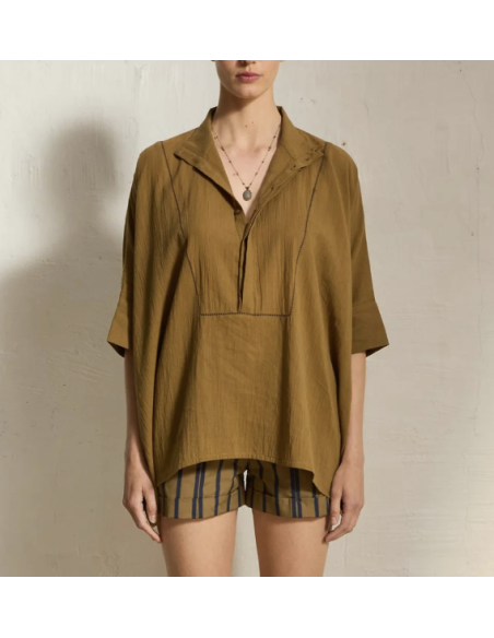 MARE DI LATTE Top HEDDIE Dark Amber