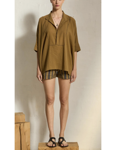 MARE DI LATTE Top HEDDIE Dark Amber
