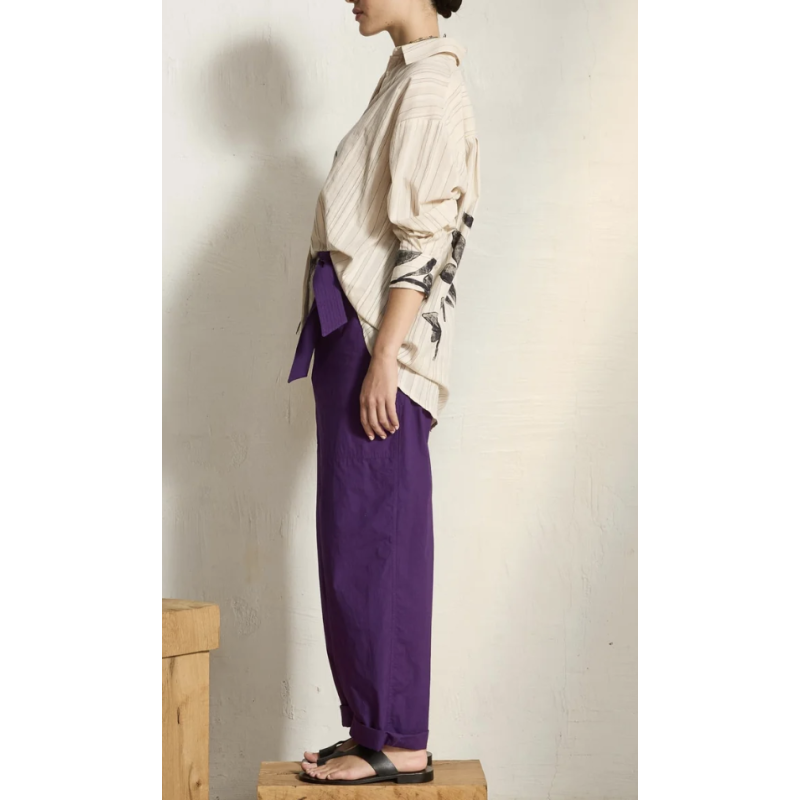 MARE DI LATTE Chemise FIORINA Orchids White