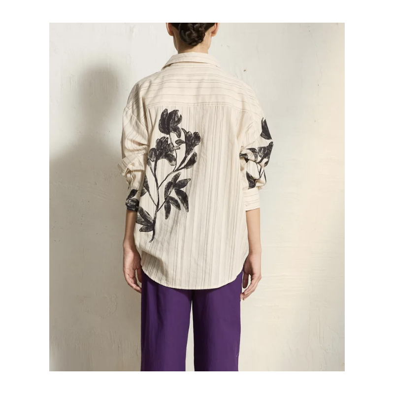 MARE DI LATTE Chemise FIORINA Orchids White