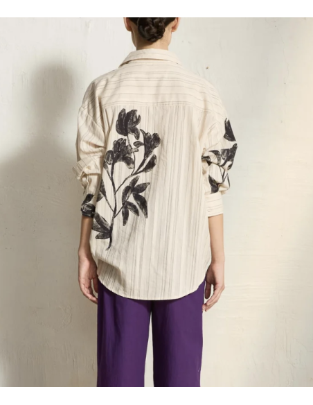 MARE DI LATTE Chemise FIORINA Orchids White