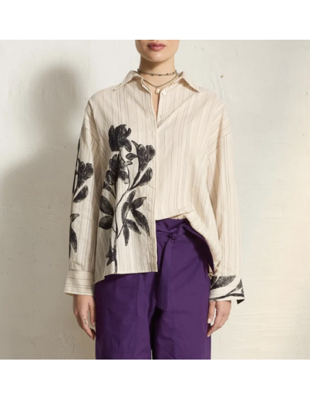 MARE DI LATTE Chemise FIORINA Orchids White