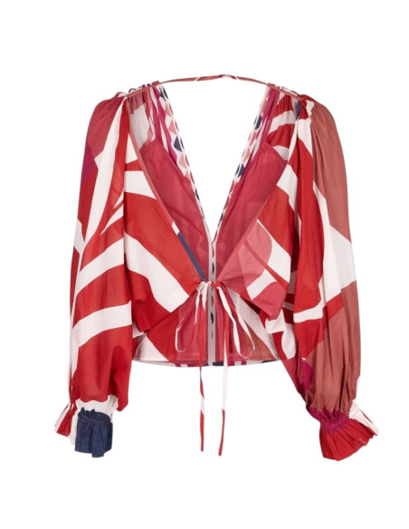 MARE DI LATTE Top DIVYA Riviera Red