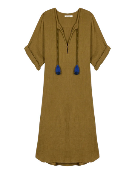 MARE DI LATTE Robe CAMILLE Dark Amber