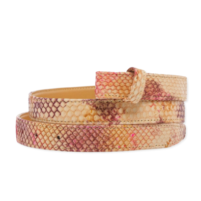 CLARIS VIROT Ceinture BABY PYTHON Amphore