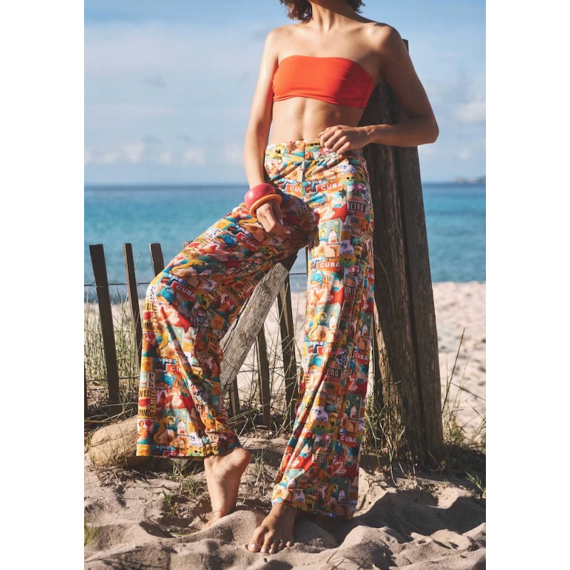 CARIOCA pantalon CAPETOWN POSTCARD