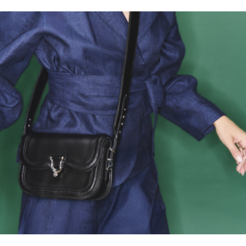 CLARIS VIROT Sac MINI MANON Nappa Noir