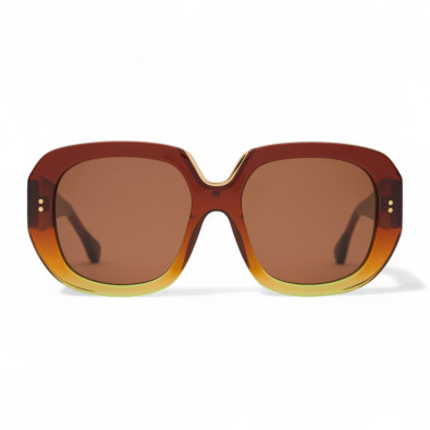 CLARIS VIROT Lunettes SAMAMA Cognac Green