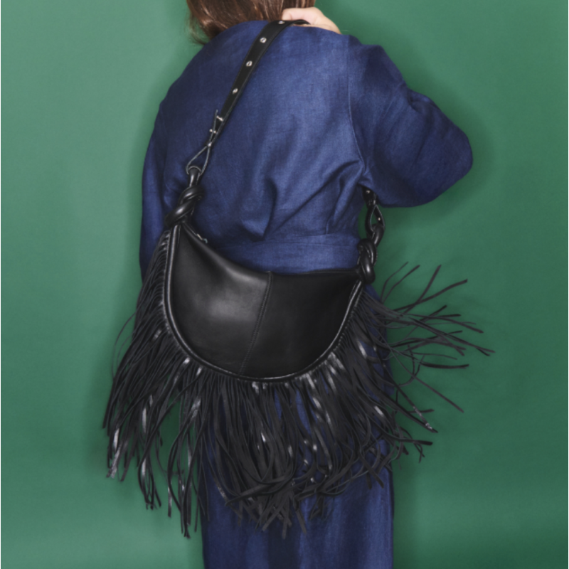 CLARIS VIROT Sac MINI CHRIS Nappa Noir