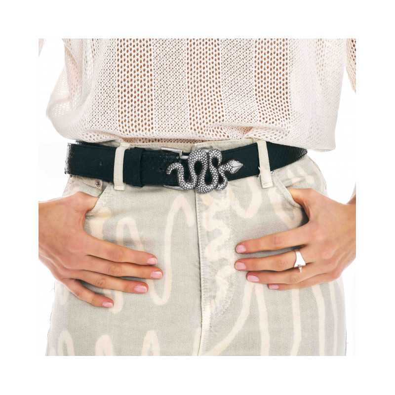CLARIS VIROT Boucle de Ceinture SERPENT