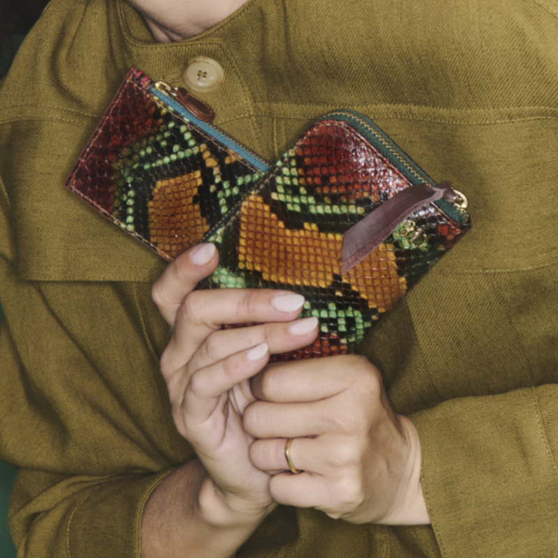 CLARIS VIROT Portefeuille MINI BOB Oasis