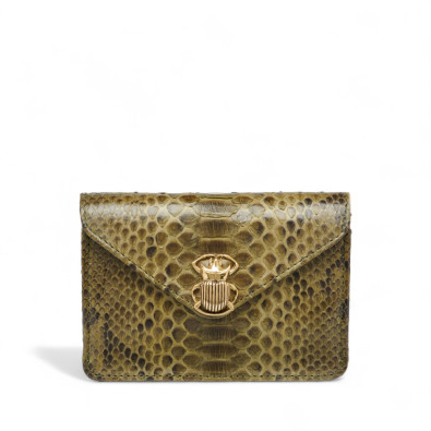 CLARIS VIROT Porte Cartes ALEX Dark Kaki