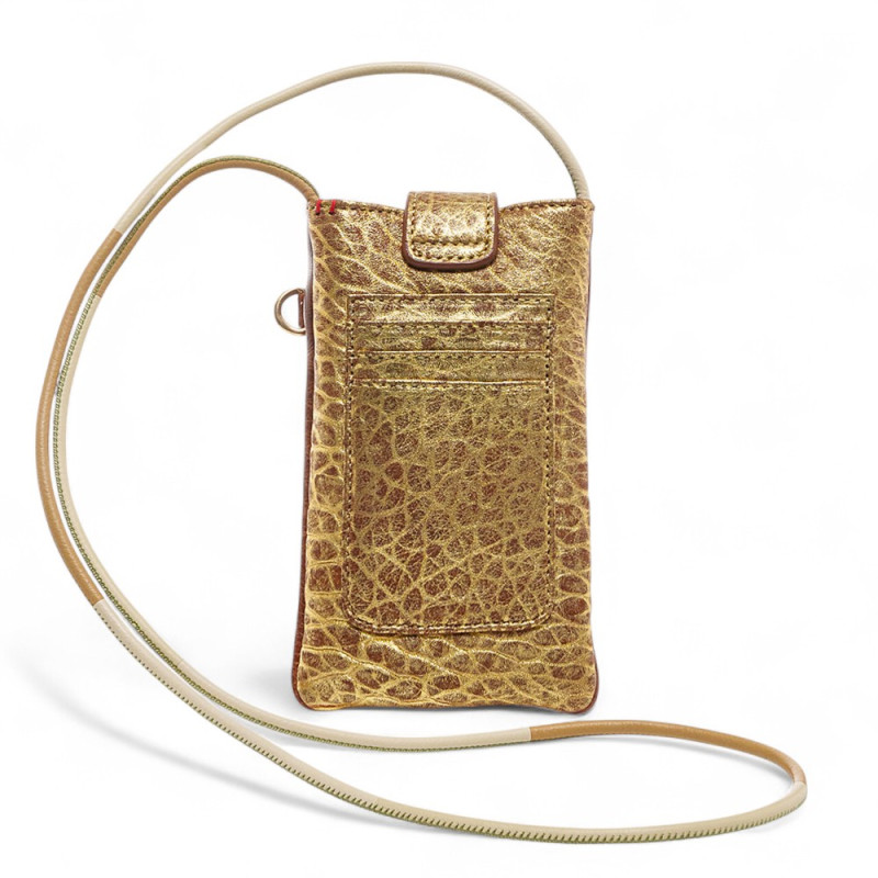 CLARIS VIROT Etui Double MARCUS Or Antique