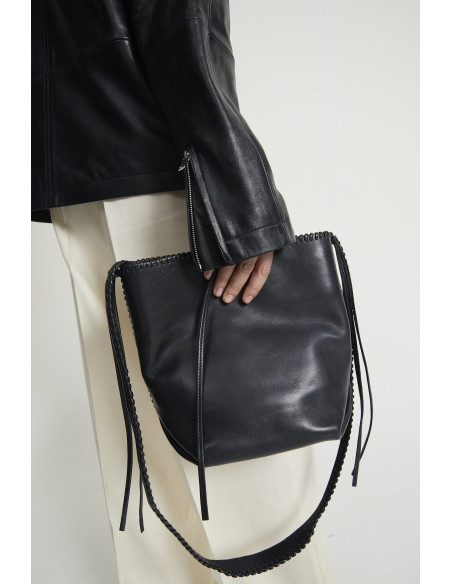 LAURENCE BRAS Sac FACTEUR Navy