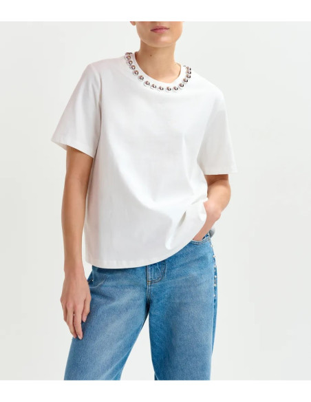 ESSENTIEL ANTWERP T-Shirt INTENSO Blanc